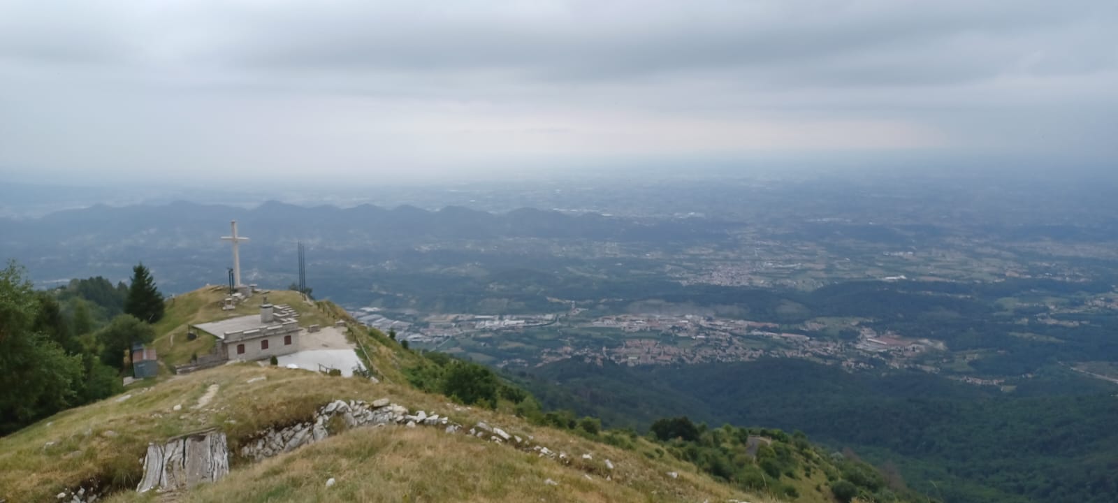 veduta da Cima Grappa